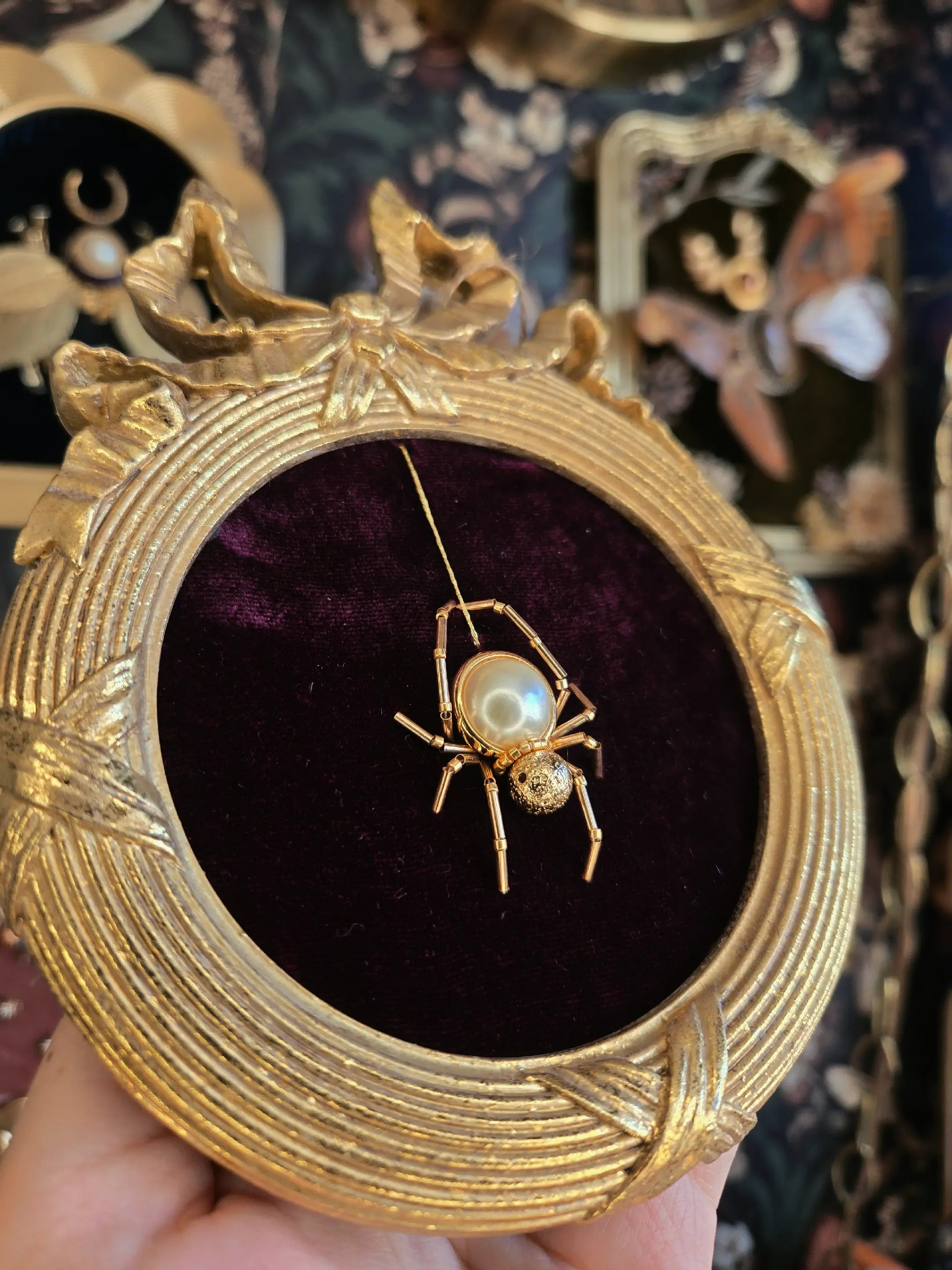 Suspended Pearl Spider